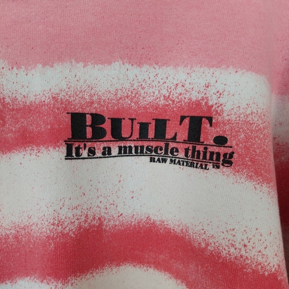 Vintage Fruit of the Loom Muscle Sweatshirt Tie Dye Size XL - Picture 3 of 10